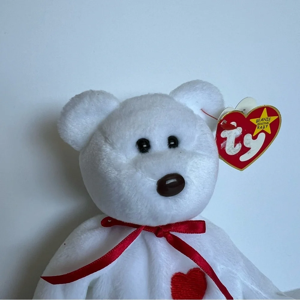 Beanie Babies Valentino the‎ Bear 1993 Ty Plush Bear